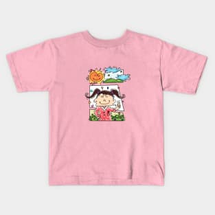 happy reel cartoon Kids T-Shirt